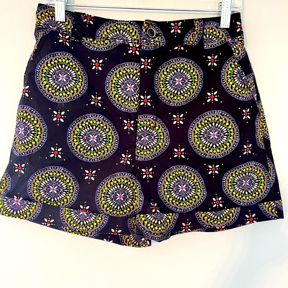 PATTERNED ANTHROPOLOGIE SHORTS SIZE 6